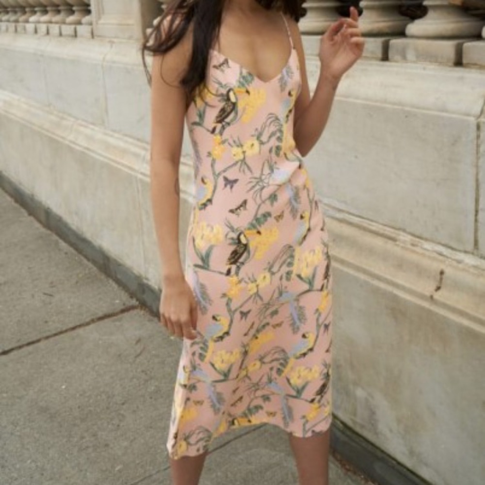 Reformation maxi backless dress
